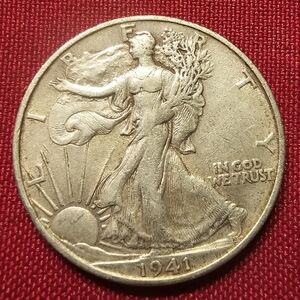 1941-S Silver Walking Liberty Half Dollar Coin